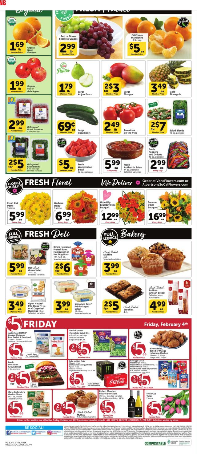 Vons Ad from 02/02/2022