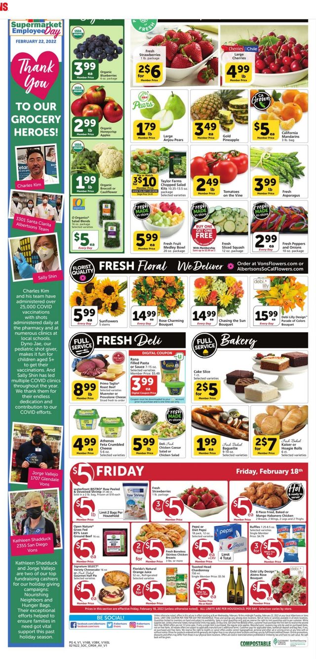 Vons Ad from 02/16/2022