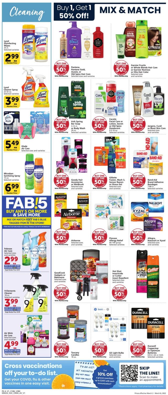 Vons Ad from 03/02/2022