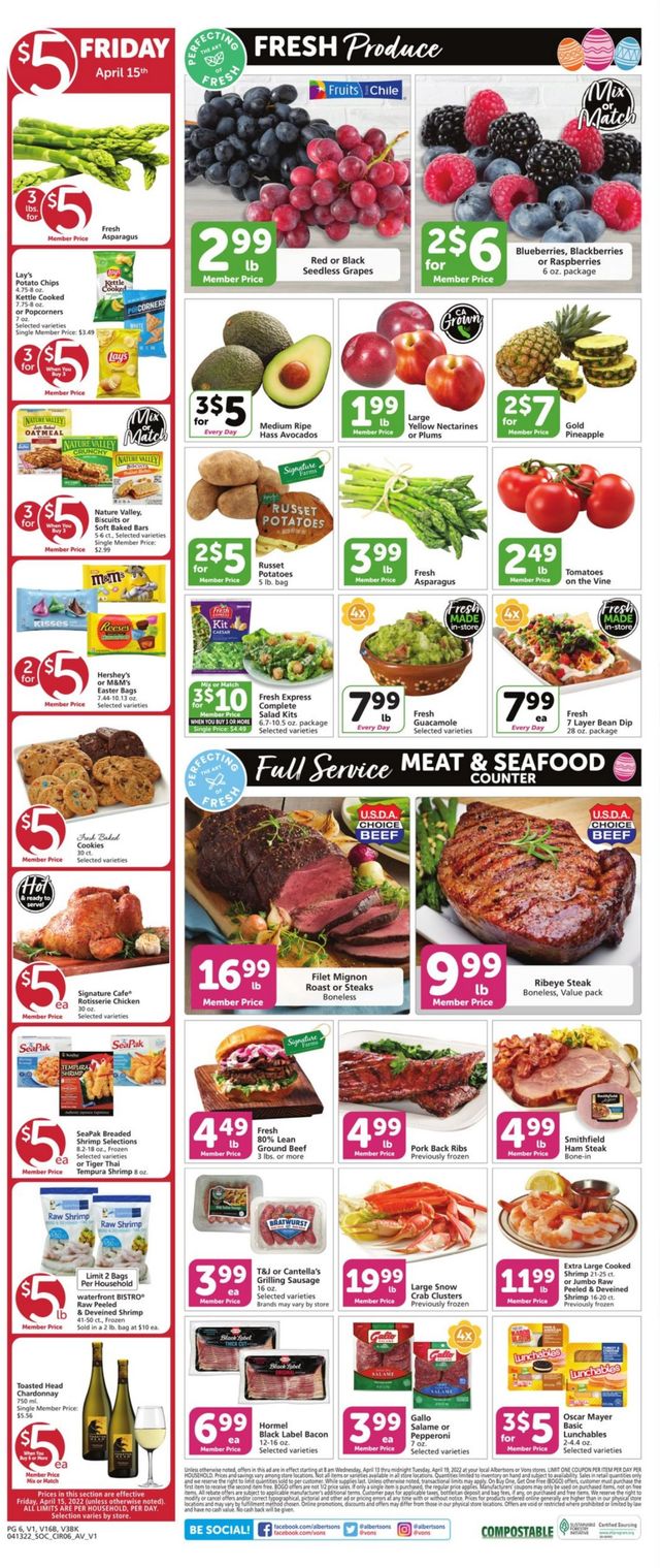 Vons Ad from 04/13/2022