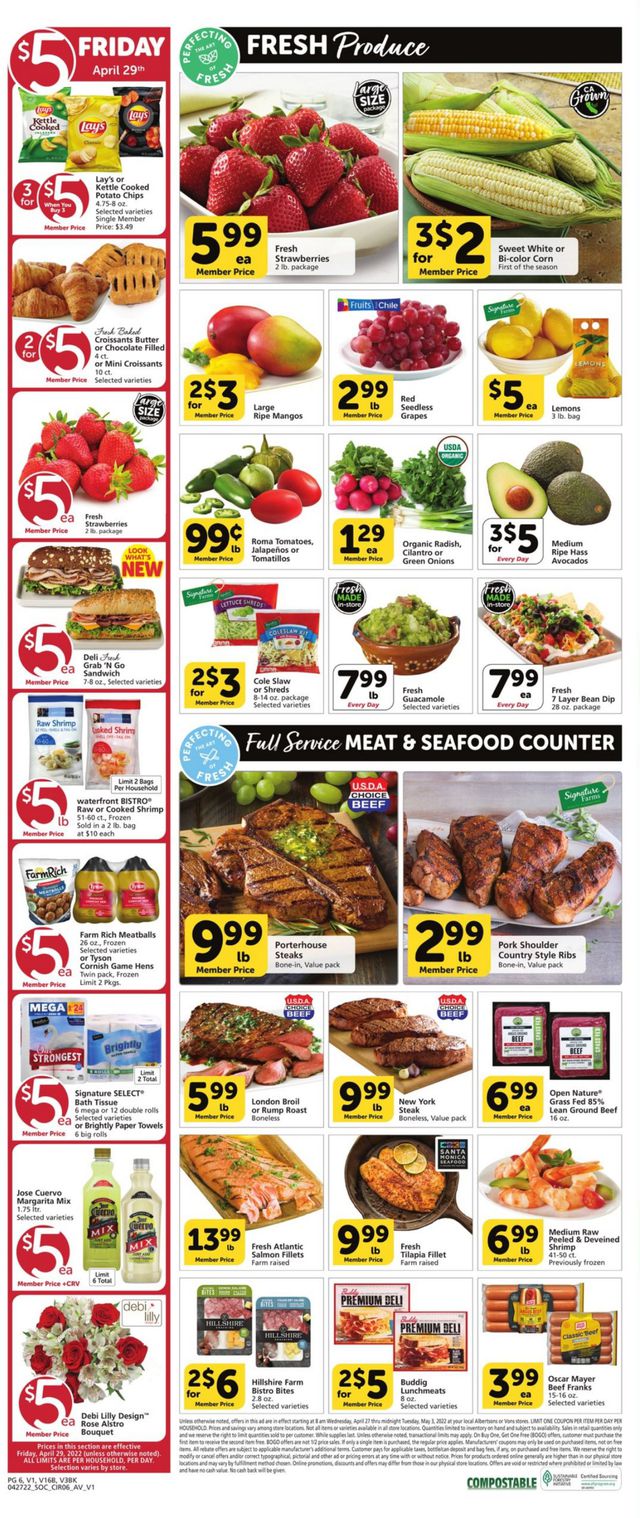 Vons Ad from 04/27/2022