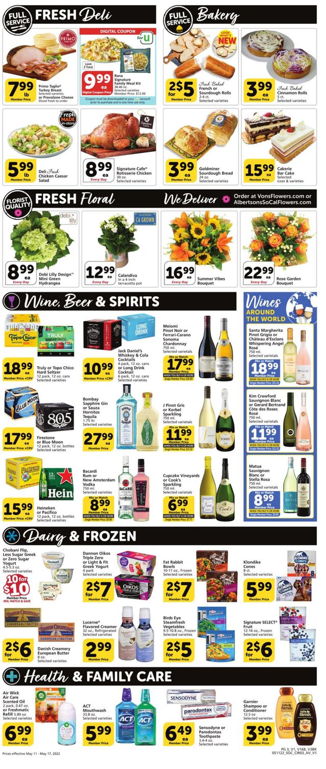 Vons Ad from 05/11/2022