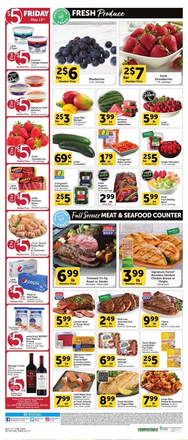 Vons Ad from 05/11/2022