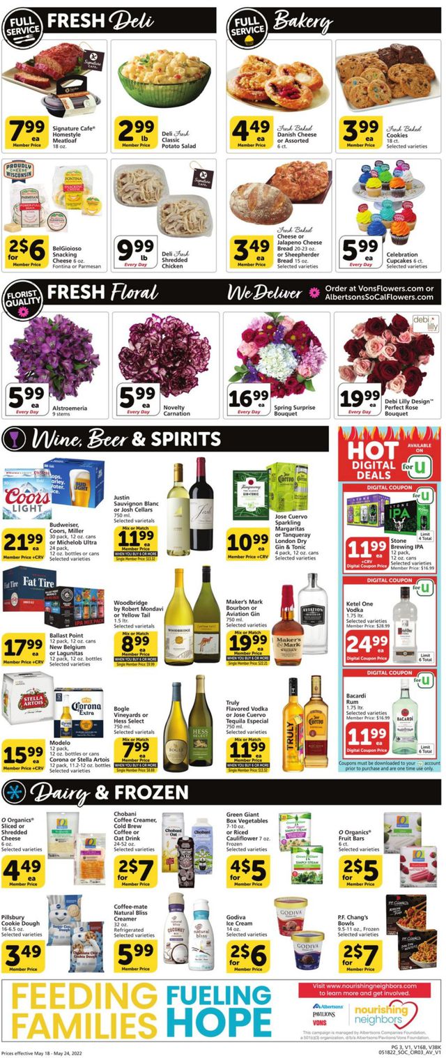 Vons Ad from 05/18/2022