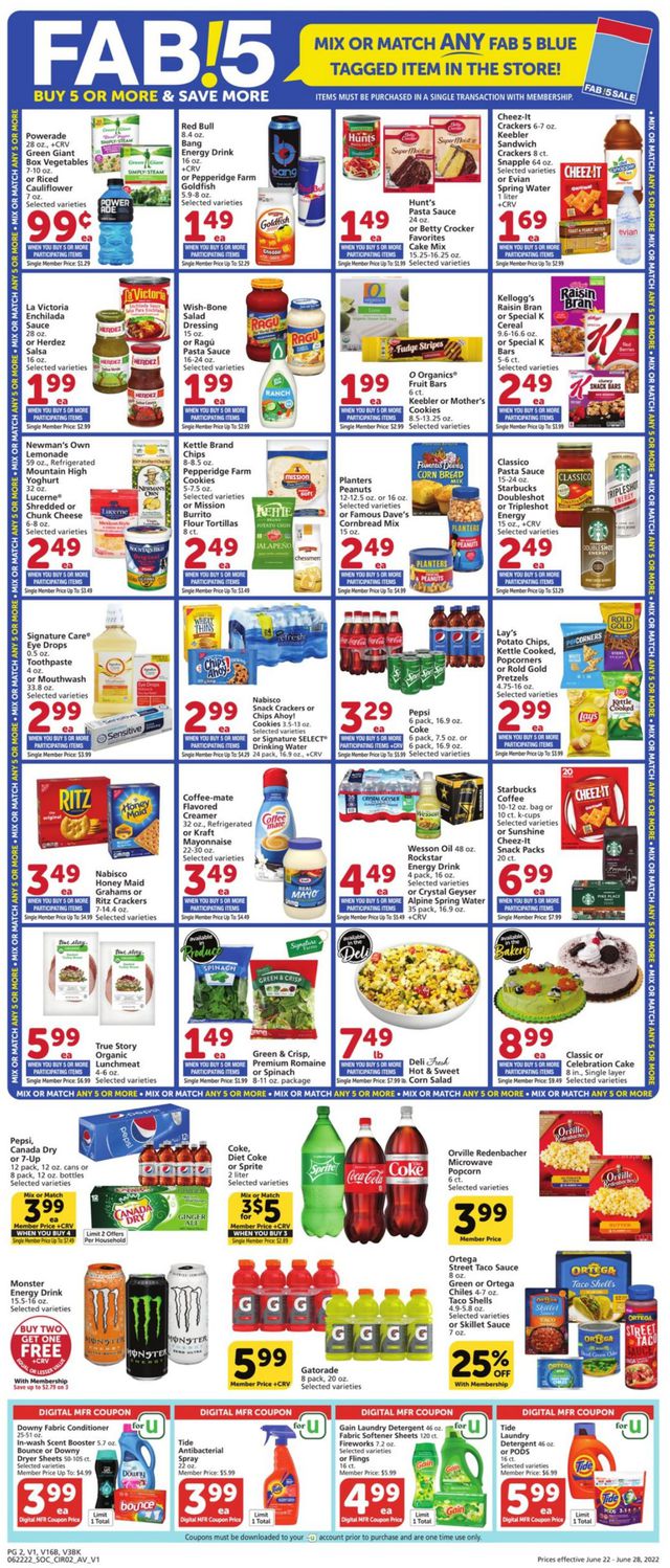 Vons Ad from 06/22/2022