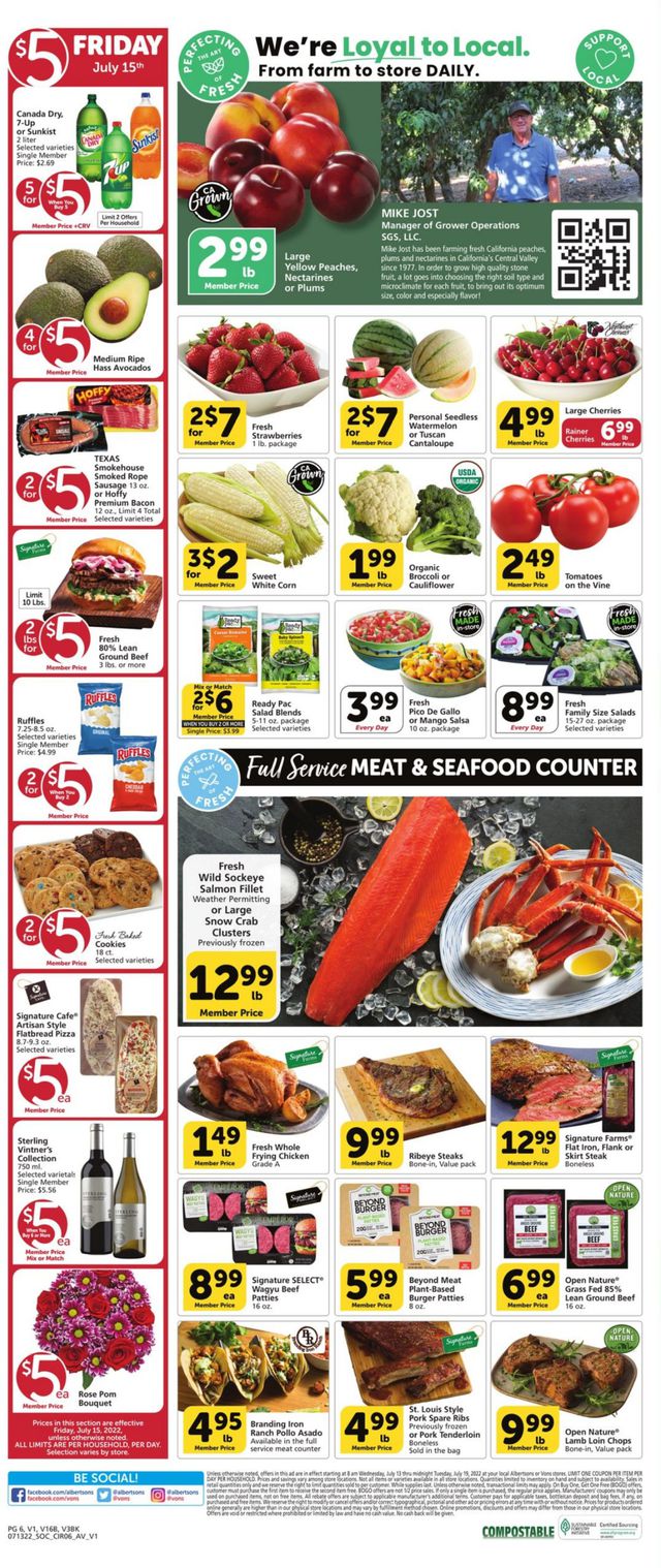 Vons Ad from 07/13/2022