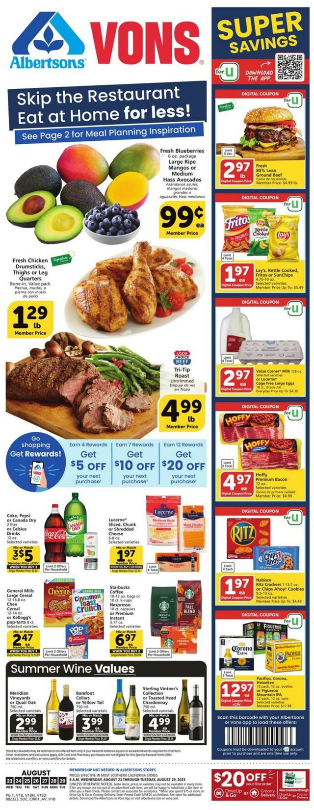 Vons Ad from 08/23/2023