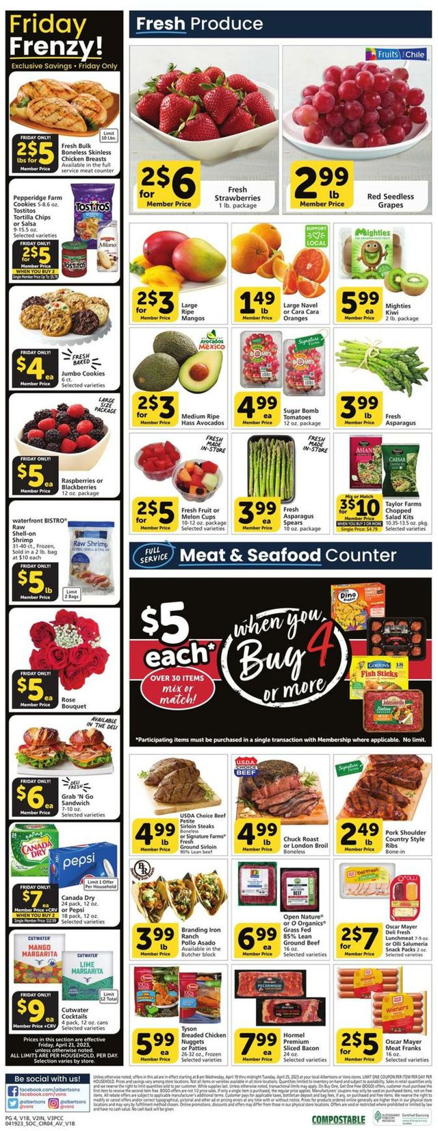 Vons Ad from 04/19/2023