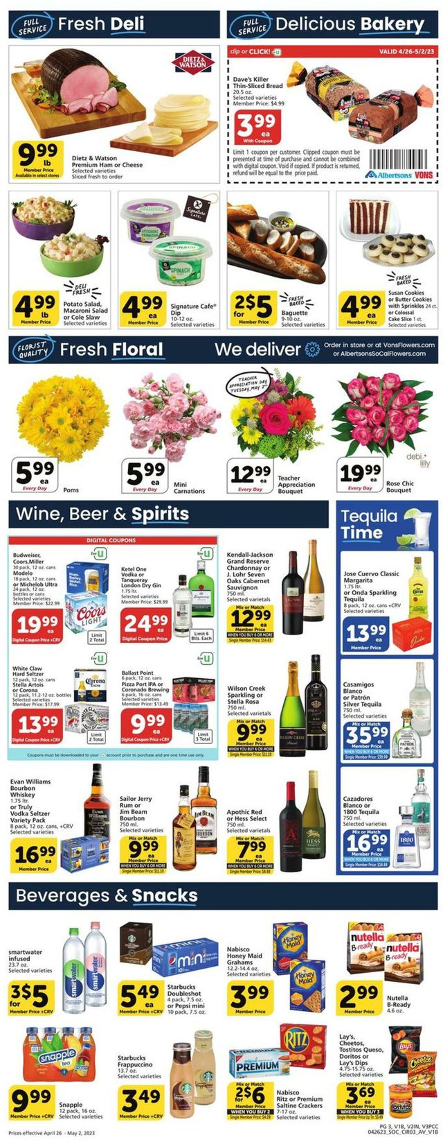 Vons Ad from 04/26/2023