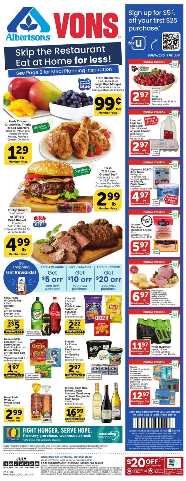 Vons Ad from 07/19/2023