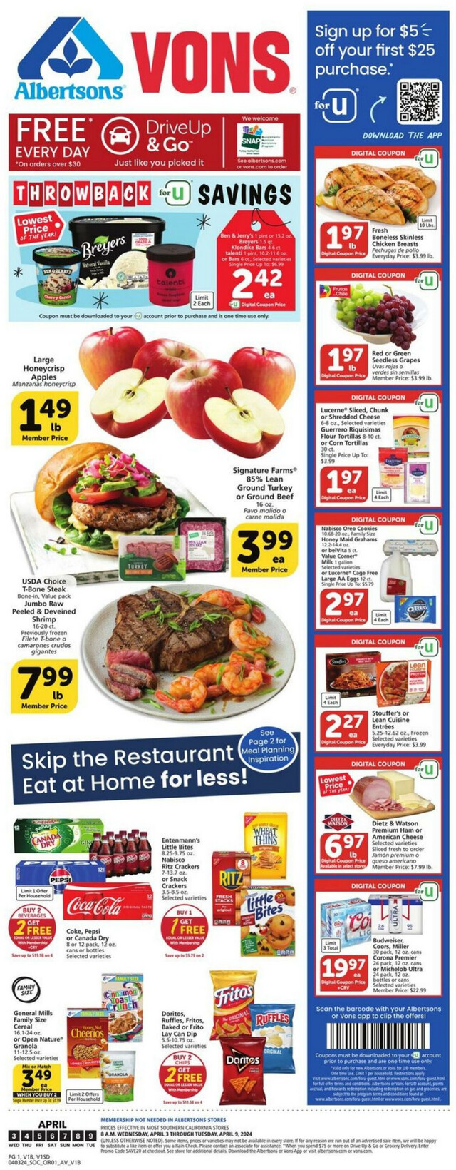 Vons Ad from 04/03/2024