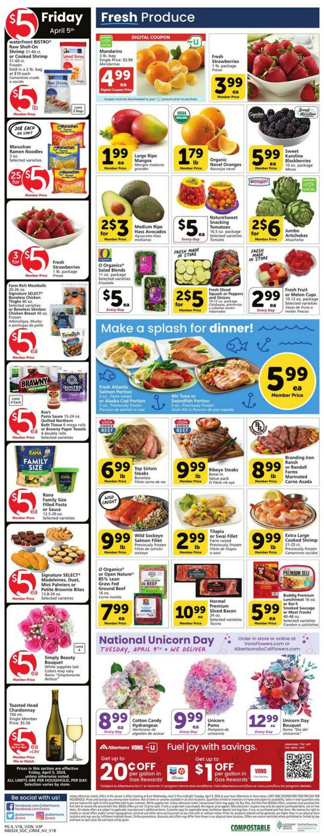 Vons Ad from 04/03/2024