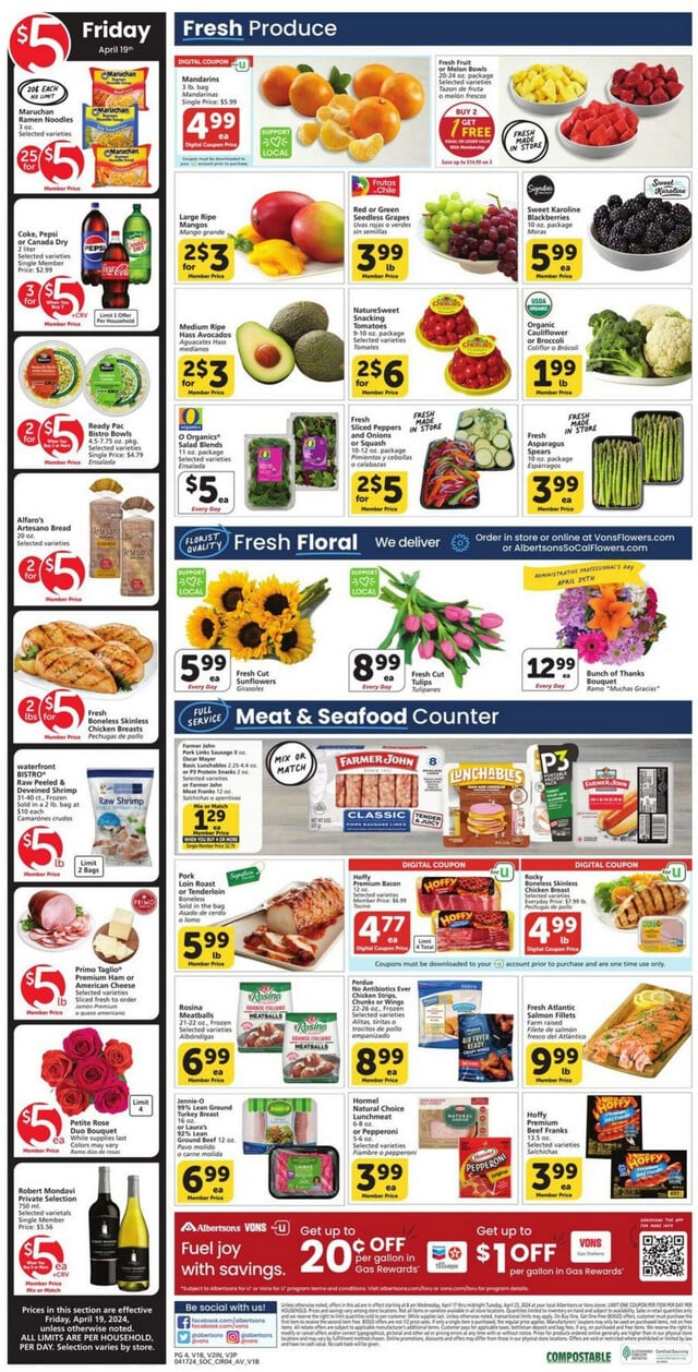 Vons Ad from 04/17/2024
