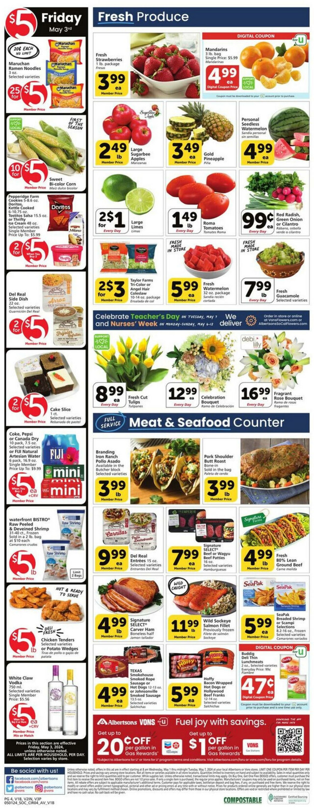 Vons Ad from 05/01/2024