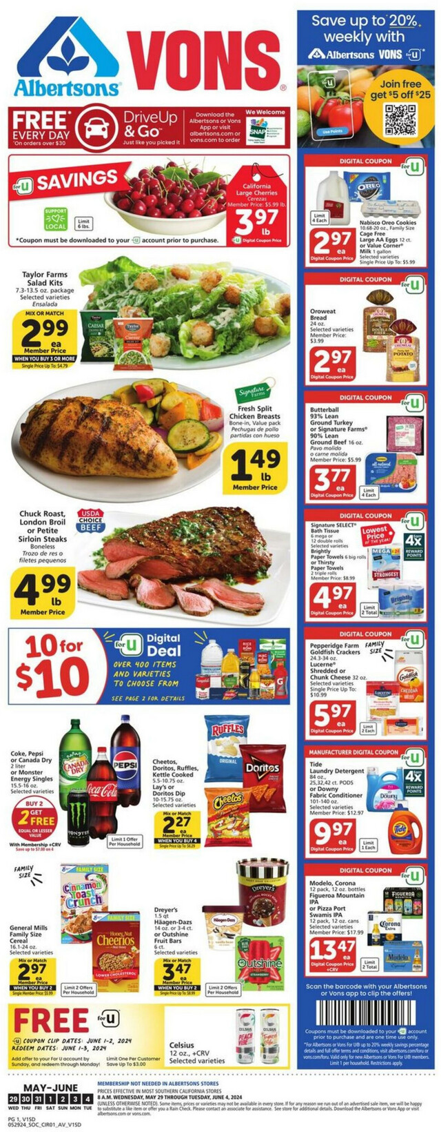 Vons Ad from 05/29/2024