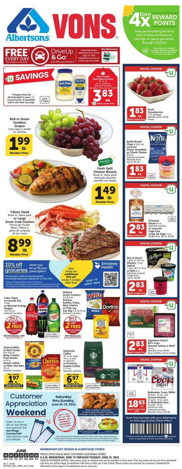 Vons Ad from 06/19/2024