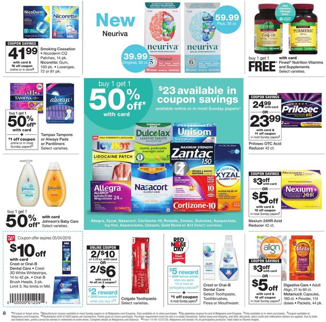 Walgreens Ad from 04/27/2019