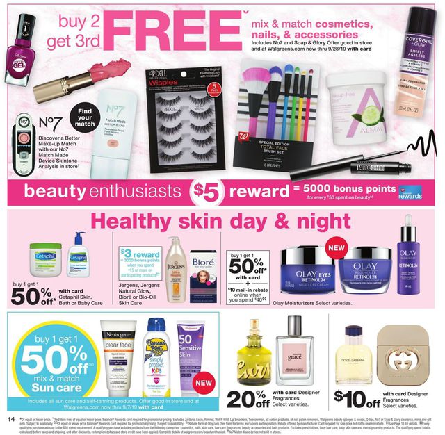 Walgreens Ad from 09/01/2019
