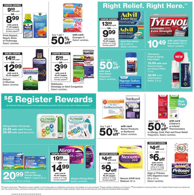 Walgreens Ad from 09/29/2019