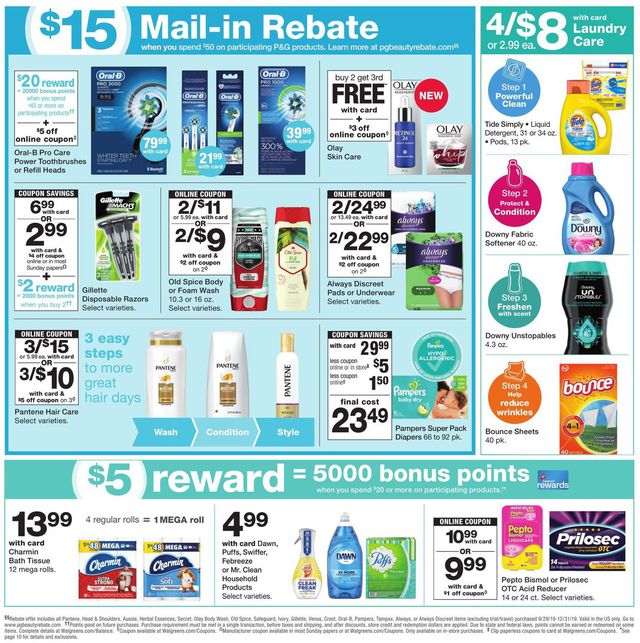 Walgreens Ad from 11/03/2019