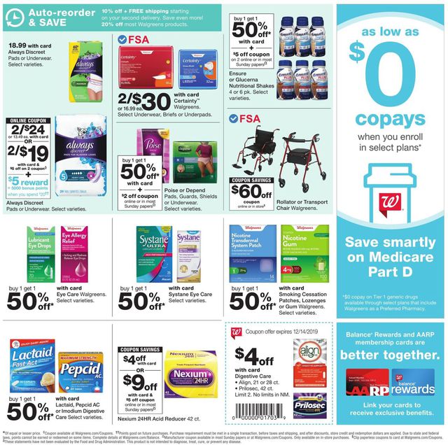 Walgreens Ad from 12/08/2019