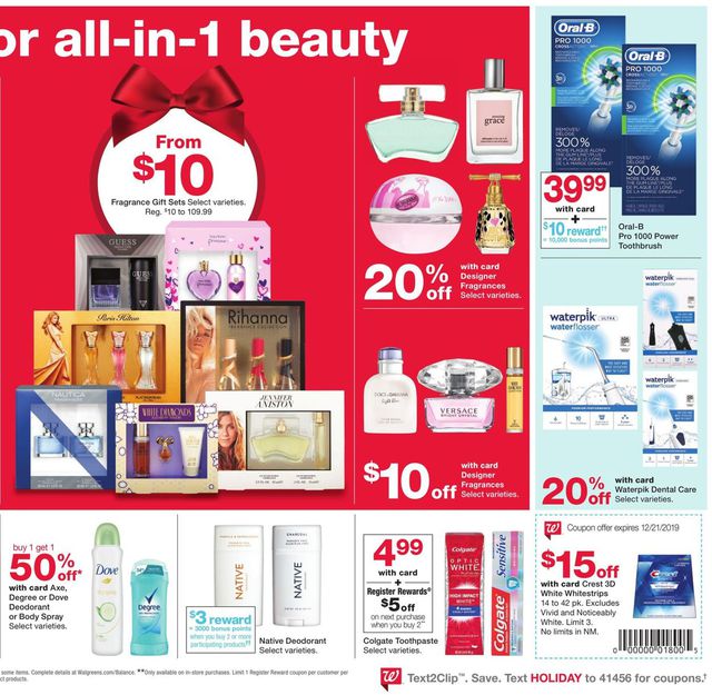Walgreens Ad from 12/15/2019