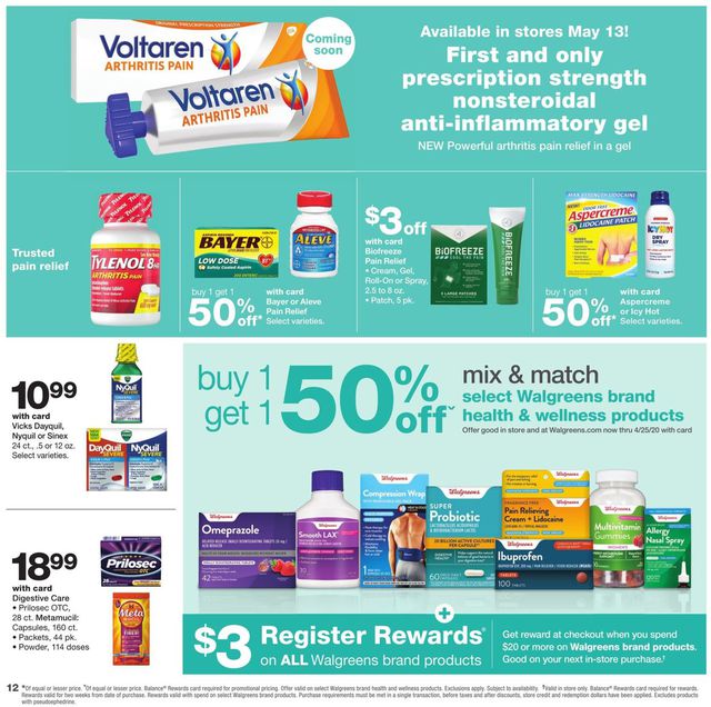 Walgreens Ad from 04/19/2020