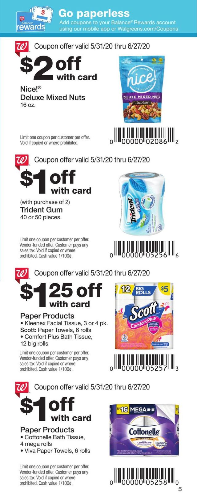 Walgreens Ad from 05/31/2020