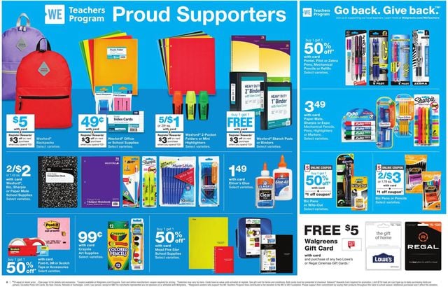 Walgreens Ad from 07/19/2020