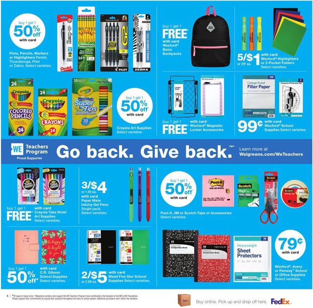 Walgreens Ad from 08/23/2020