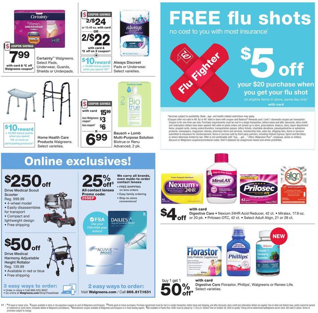 Walgreens Ad from 09/20/2020