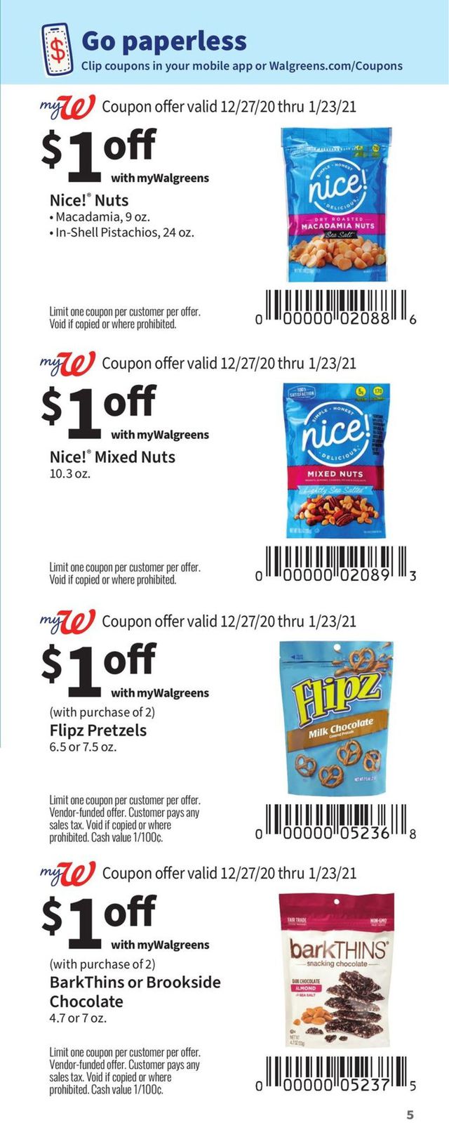 Walgreens Ad from 12/27/2020