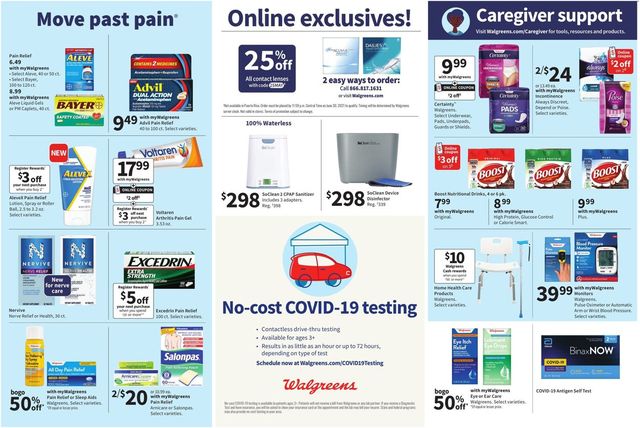 Walgreens Ad from 05/16/2021