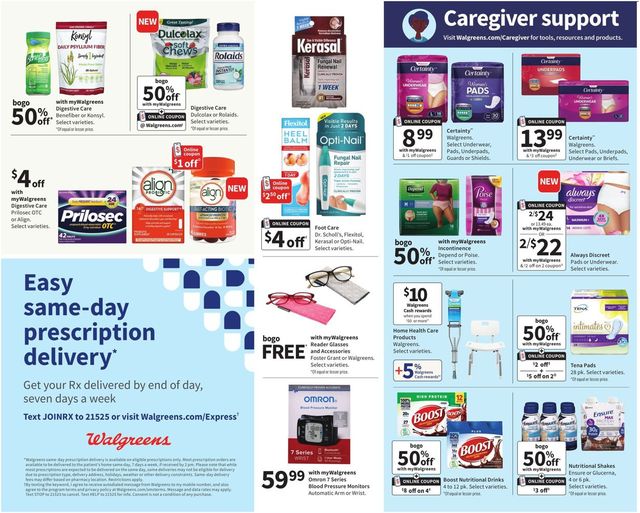 Walgreens Ad from 08/01/2021