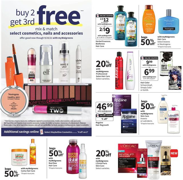 Walgreens Ad from 09/05/2021