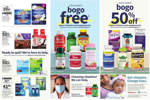 Walgreens Ad from 09/05/2021