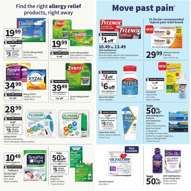 Walgreens Ad from 09/12/2021