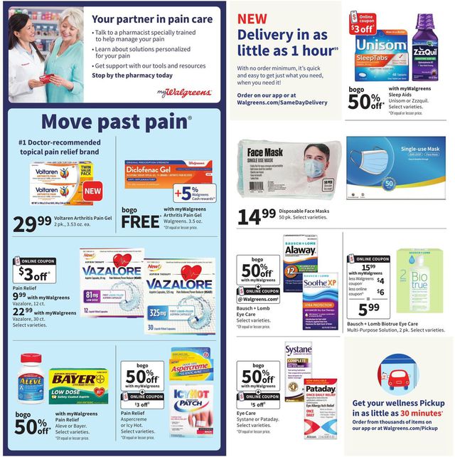 Walgreens Ad from 09/26/2021