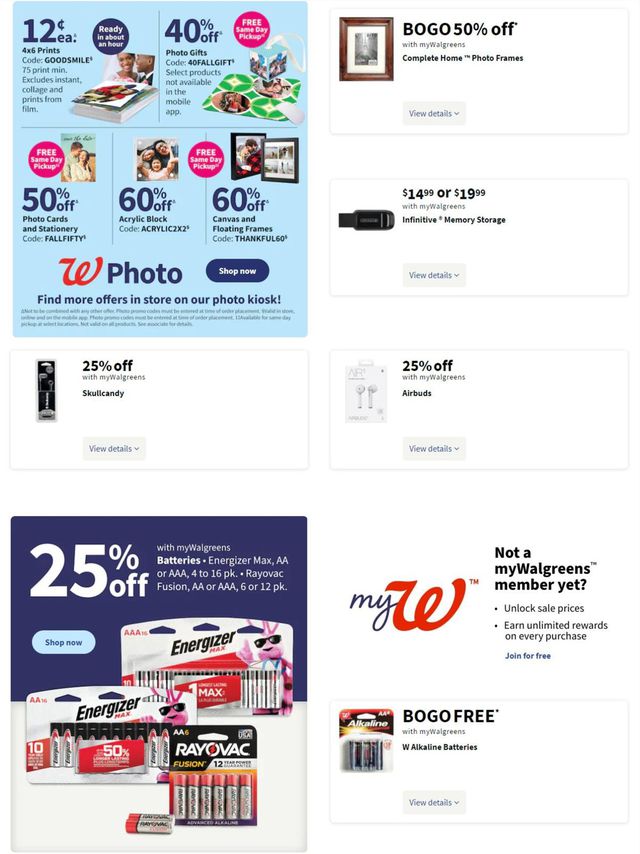 Walgreens Ad from 10/31/2021