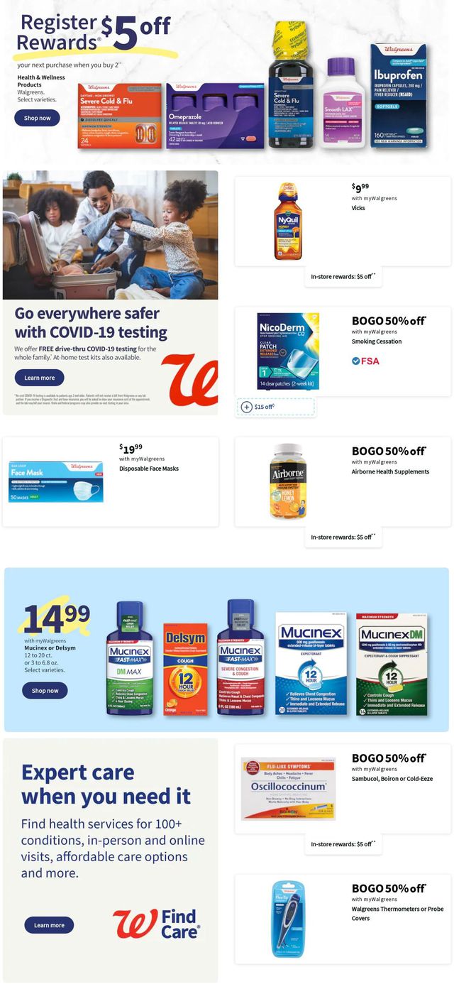 Walgreens Ad from 01/23/2022
