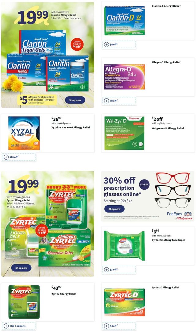 Walgreens Ad from 04/10/2022