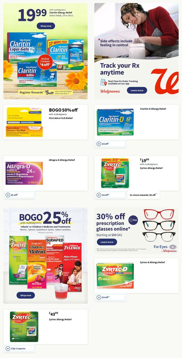 Walgreens Ad from 05/08/2022