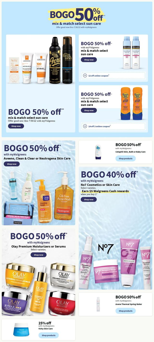 Walgreens Ad from 07/24/2022