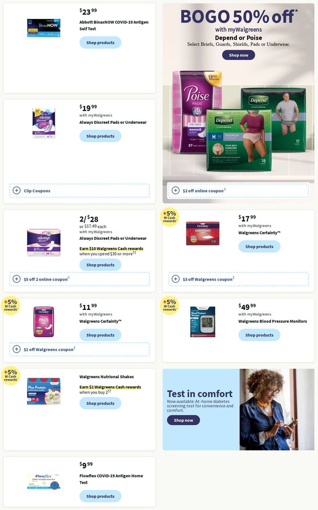 Walgreens Ad from 07/24/2022