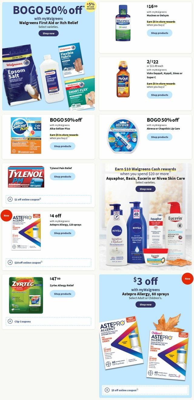 Walgreens Ad from 09/11/2022