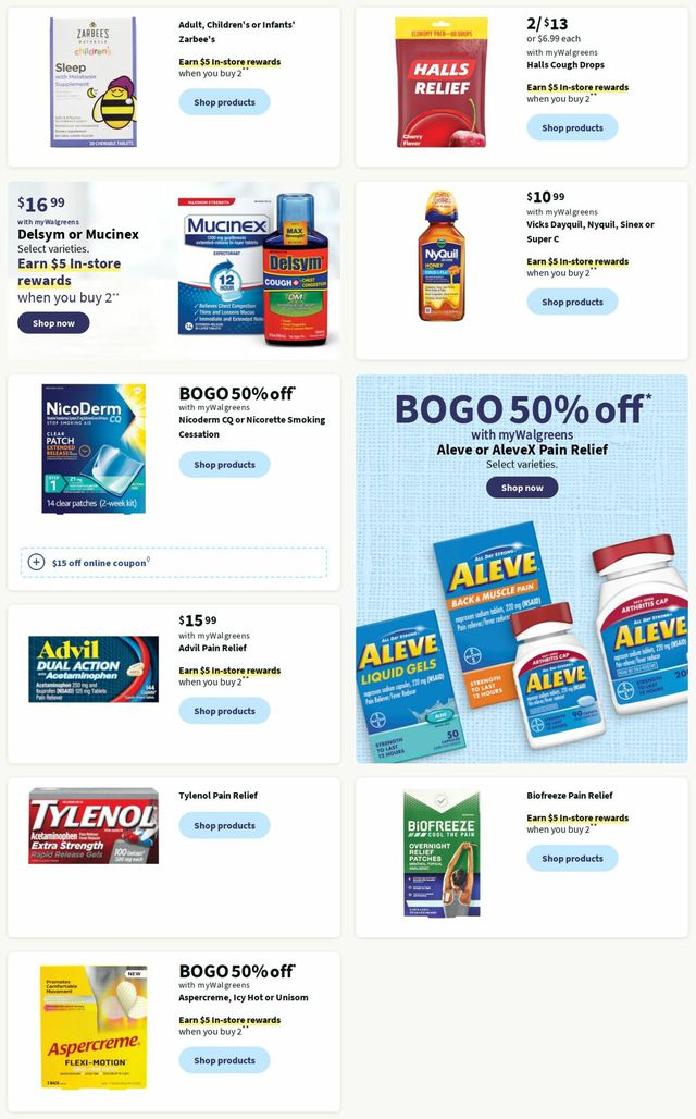 Walgreens Ad from 01/08/2023
