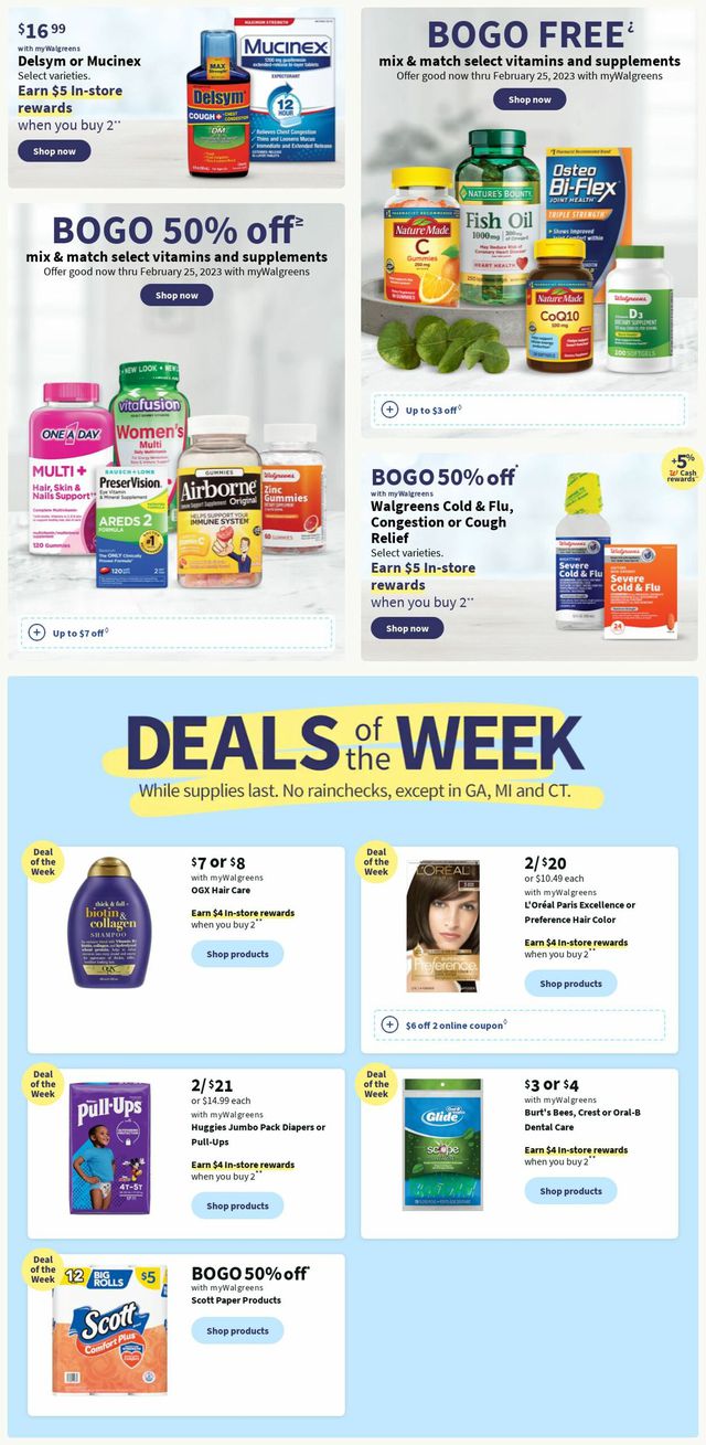 Walgreens Ad from 01/15/2023