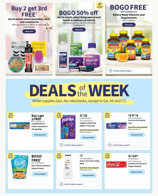 Walgreens Ad from 03/05/2023