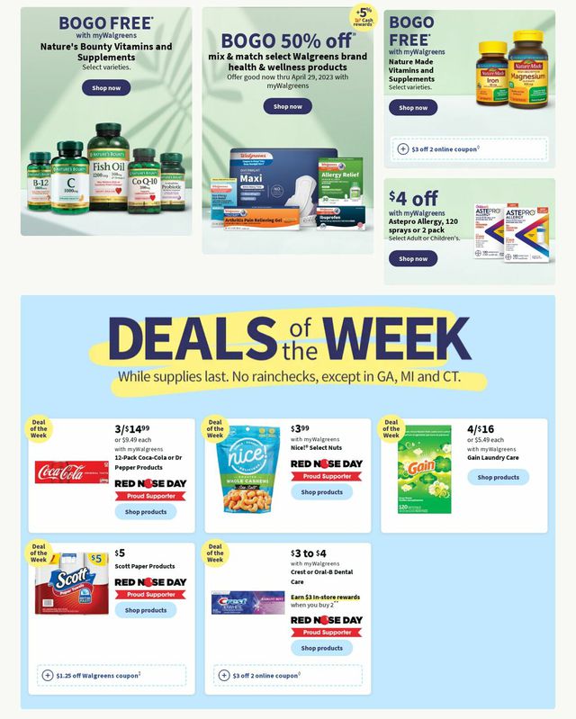 Walgreens Ad from 04/23/2023