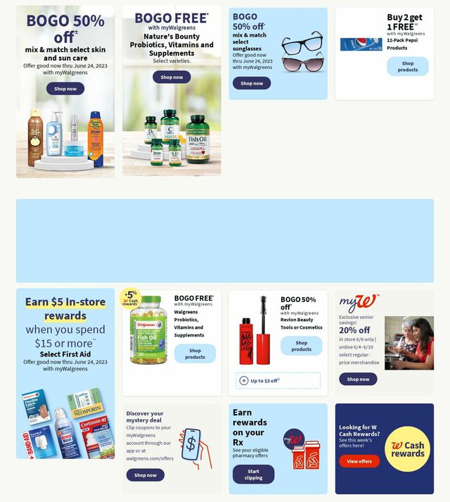 Walgreens Ad from 06/05/2023